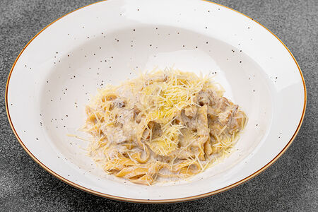 Паста с белыми грибами