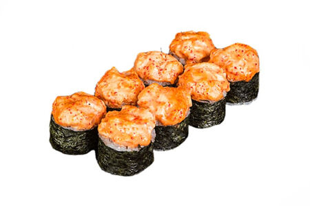 Ролл с лососем hot