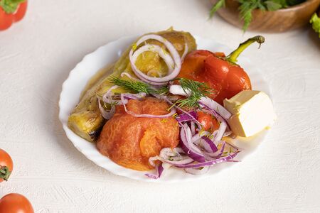 Овощи на вертеле