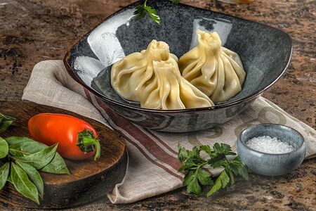 Хинкали с бараниной