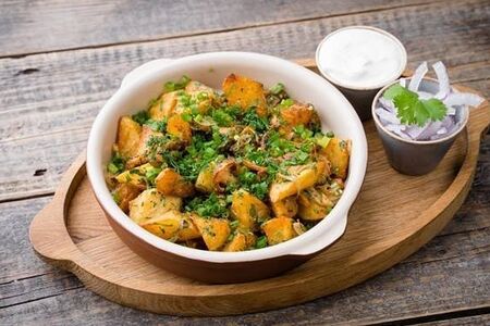 Оджахури с грибами