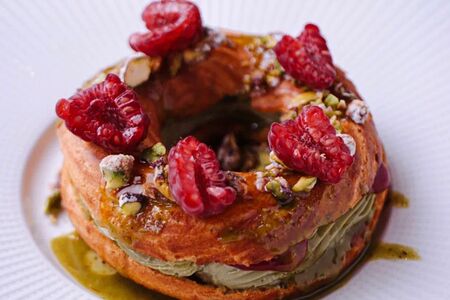 Французский пари-брест из заварного теста