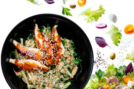 Салат Кайсо с угрем