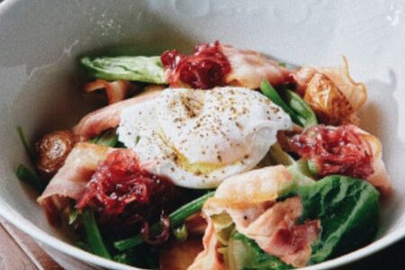 Льежский салат с панчеттой