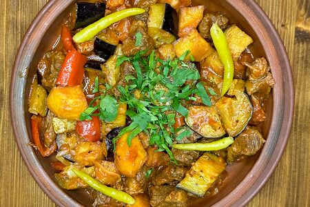 Соте из баклажанов