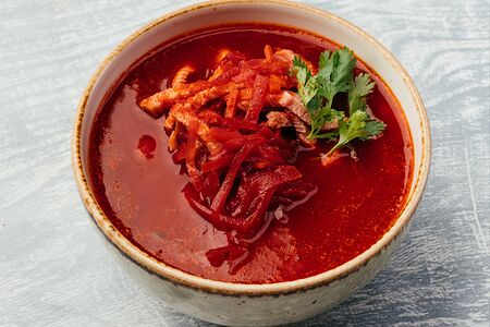 Борщ с курицей