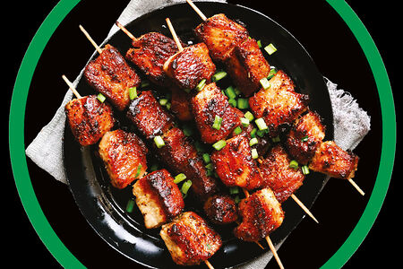 Шашлык из cвинoй шеи