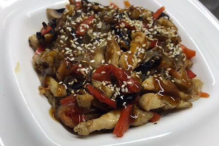 Фунчоза с курицей