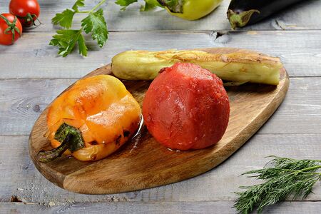 Овощи на углях