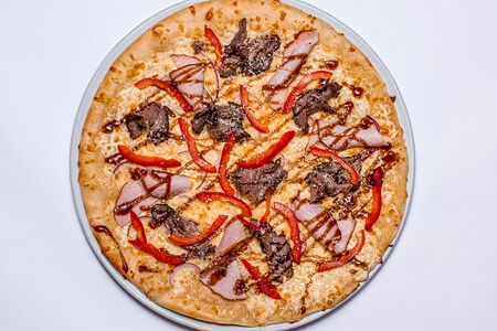 Пицца с ростбифом