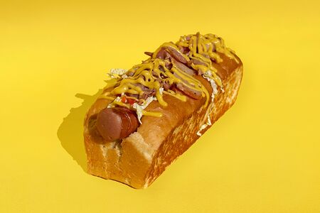 Хот-дог Горчичный бекон