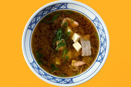 Мисо-суп с лососем 