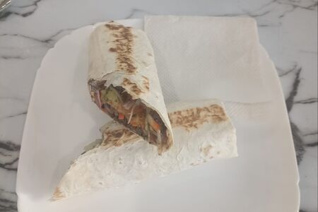 Шаверма на углях с бараниной