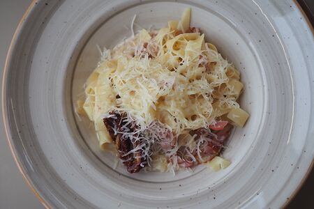 Сливочная паста с беконом