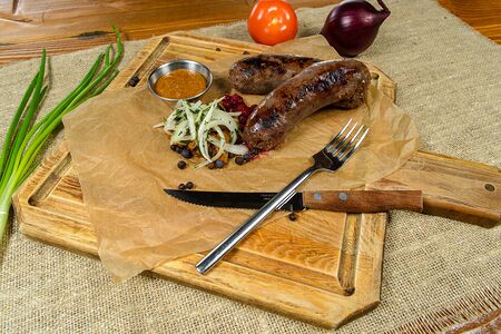 Колбаски из оленины