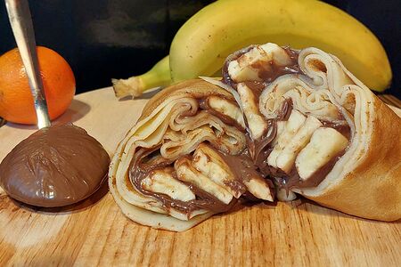 Блин Нутелла-банан