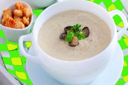 Крем суп из грибов