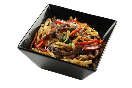 Пшеничная лапша с овощами