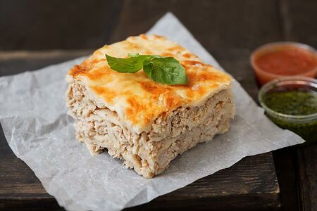 Лазанья с цыпленком