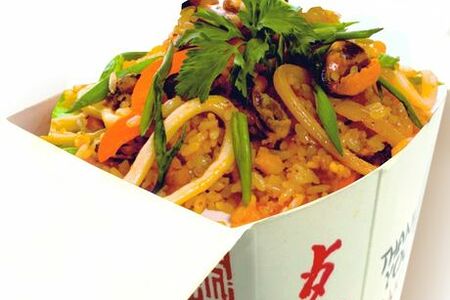 Рис с морепродуктами