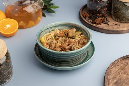 Удон с курицей