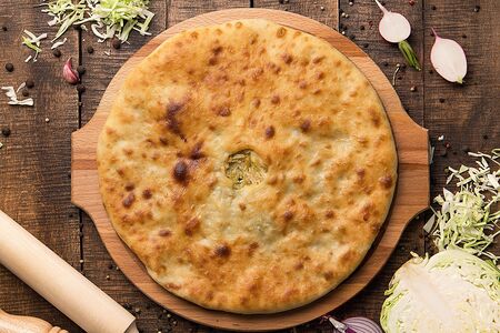 Осетинский пирог с капустой Кабускаджын