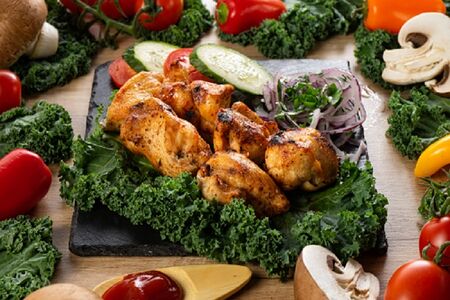 Шашлык из куриной грудки