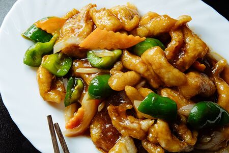 Минтай в соевом соусе