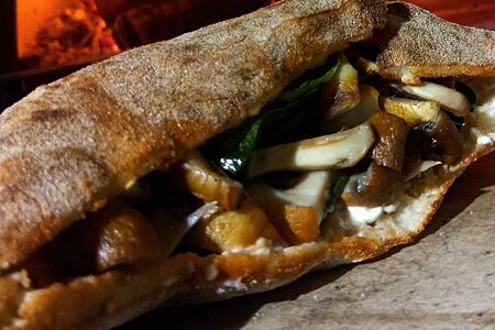 Сэндвич с грибами