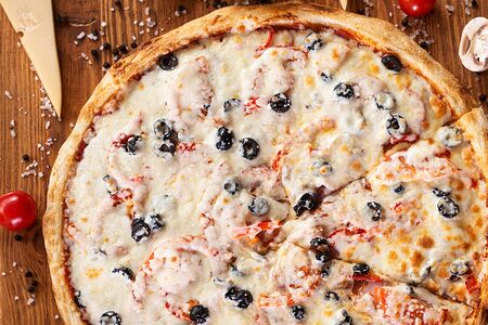 Пицца с семгой