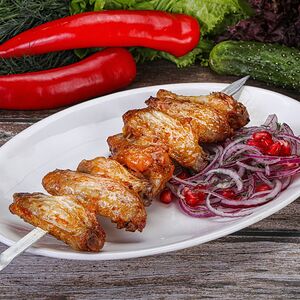 Шашлык из куриных крылышек