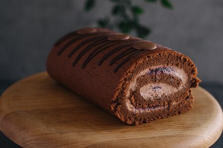 Рулет шоколадный