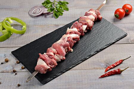 Шашлык из баранины с курдюком