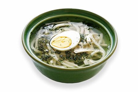 Суп куриный с пшеничной лапшой