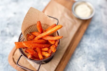 Батат с трюфельным соусом