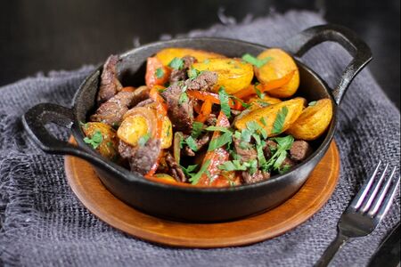 Жаркое с говядиной