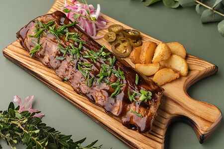Свиные ребрышки барбекю