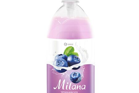 Grass Milana Крем-мыло жидкое Черника в йогурте