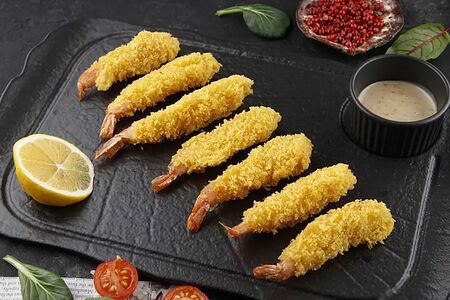 Королевские креветки темпура