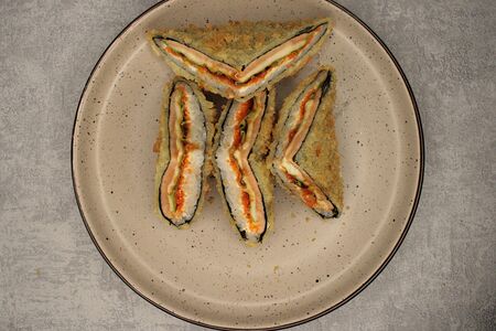 Бенто Сэндвич с копченым лососем