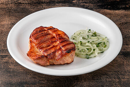 Стейк свинина на гриле