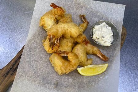 Креветки в воздушном кляре