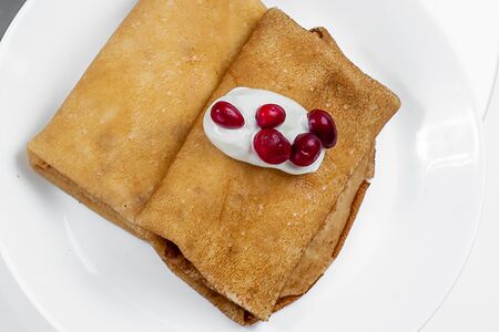 Блинчик с творогом