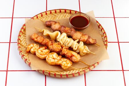 Якитори из кальмара