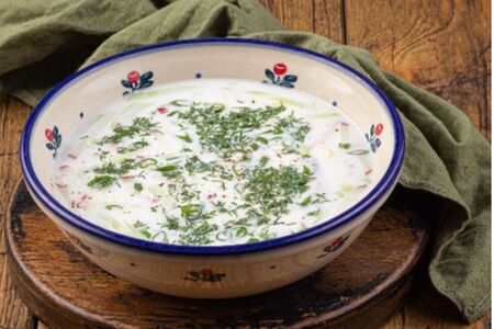 Окрошка на кефире