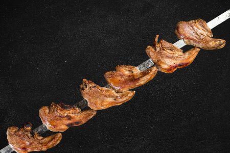 Шашлык из бараньих язычков