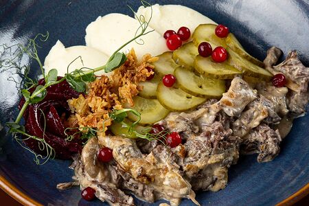 Поджарка из оленины Кяристюс