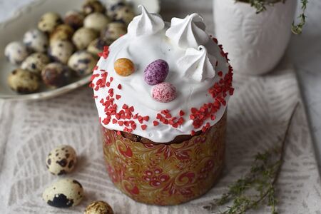 Кулич-бриошь с итальянскими апельсинами и лимонами, без изюма