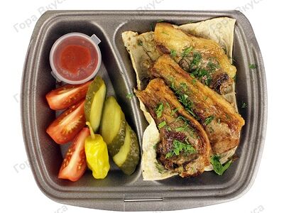 Корейка баранина на углях (гарнир1)