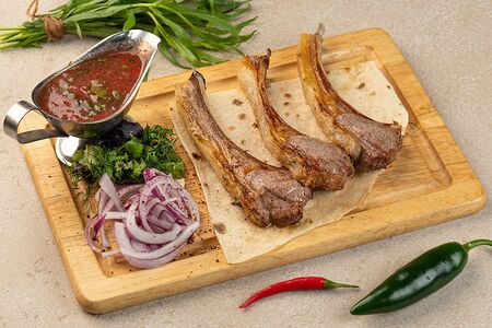 Шашлык из бараньей корейки